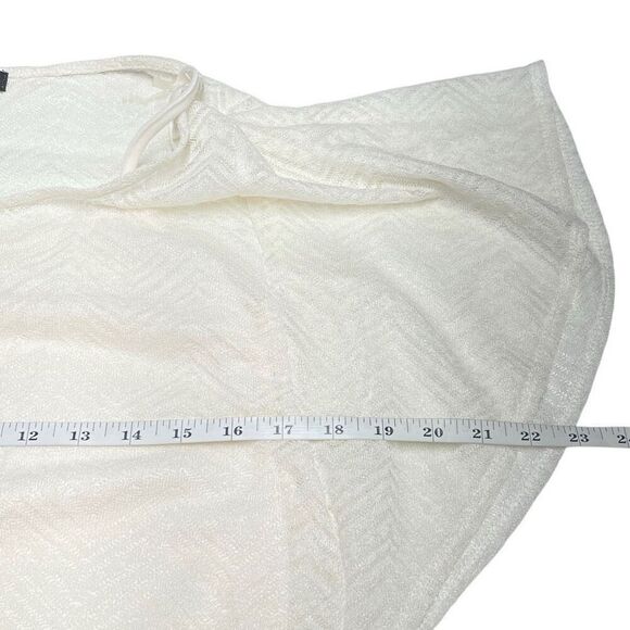 HeartSoul Ivory Zig Zag Knit Butterfly Blouson Top - Picture 4 of 6